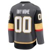 Dresovi Vegas Golden Knights 2024-25 Fanatics Premium Custom Treći Sivo - Muške